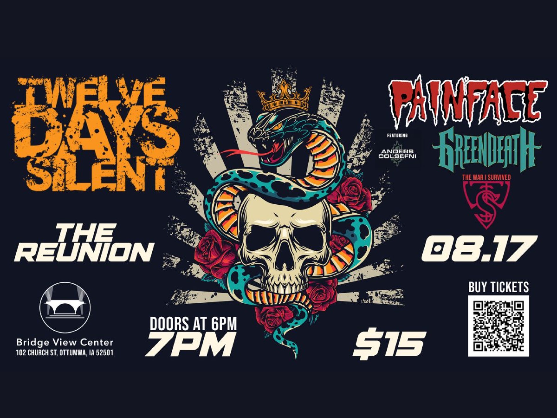 12 Days Silent - The Reunion w/ Painface, Green Death, and The War I Survived