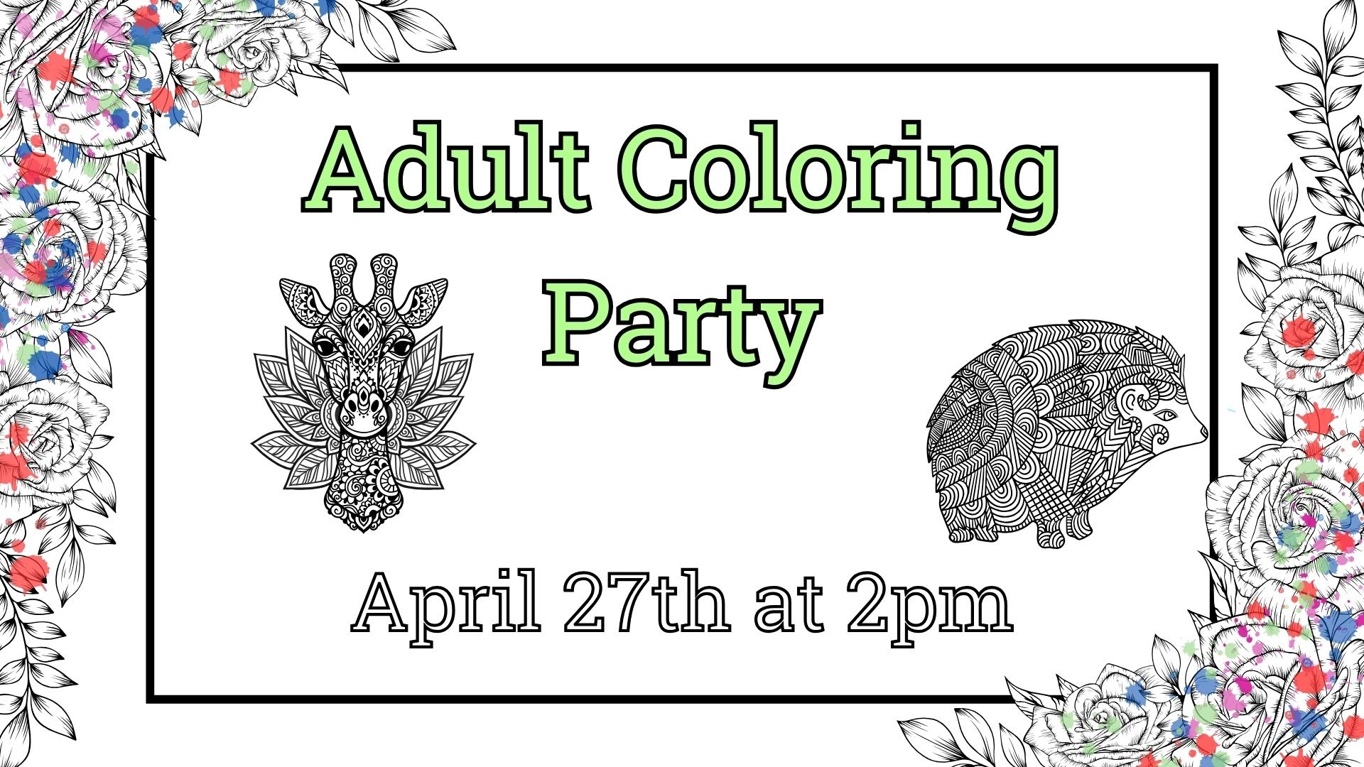 Adult Coloring Party