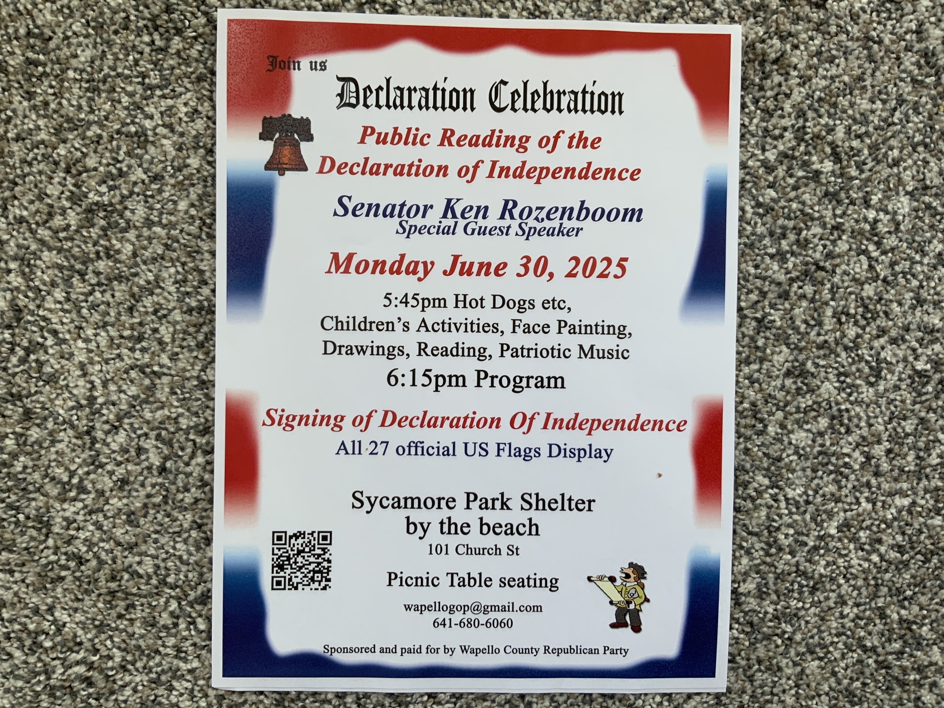 Declaration Celebration Public Reading of the Declaration of Independence 