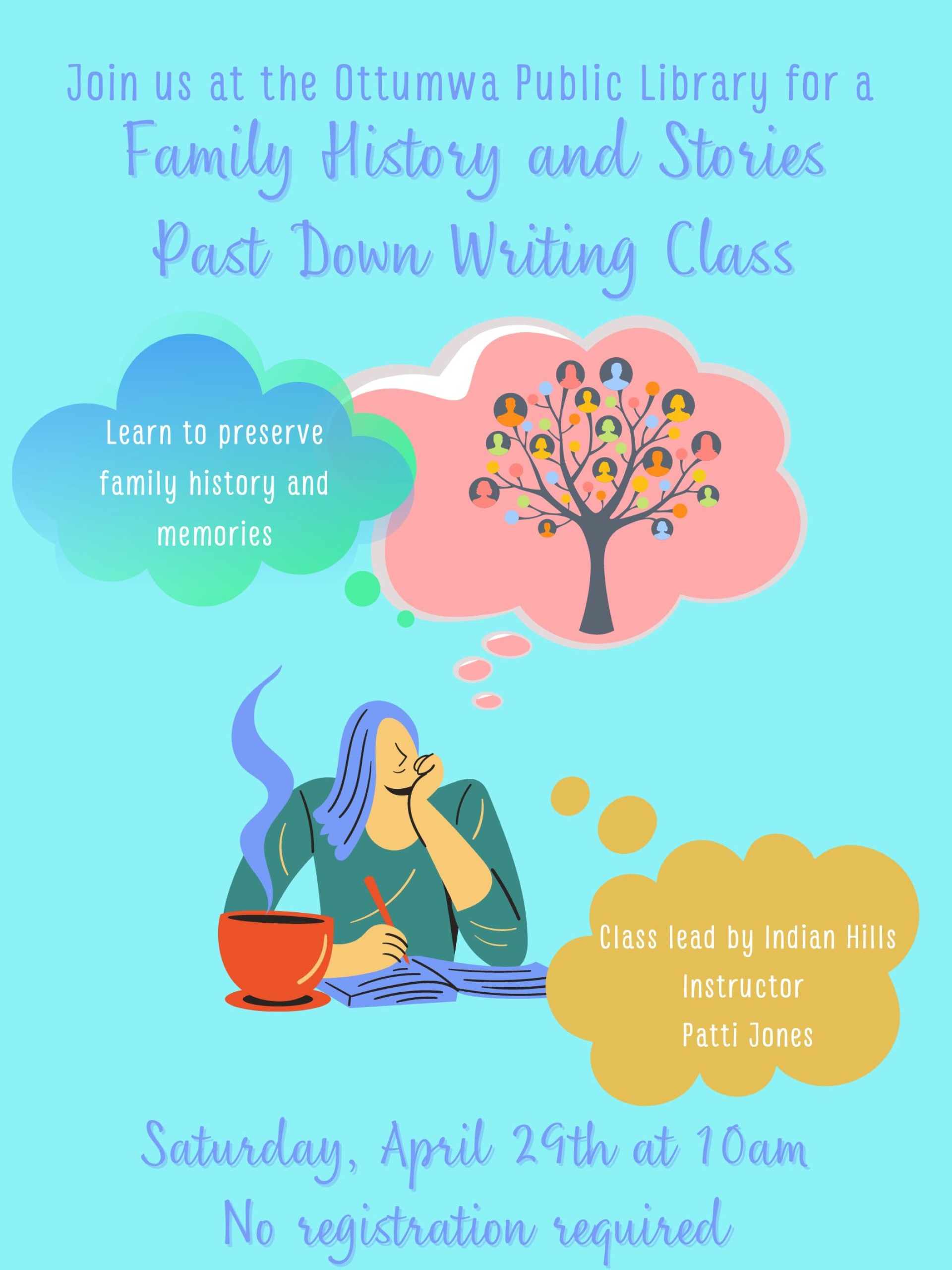 Family History and Stories Past Down Writing Class