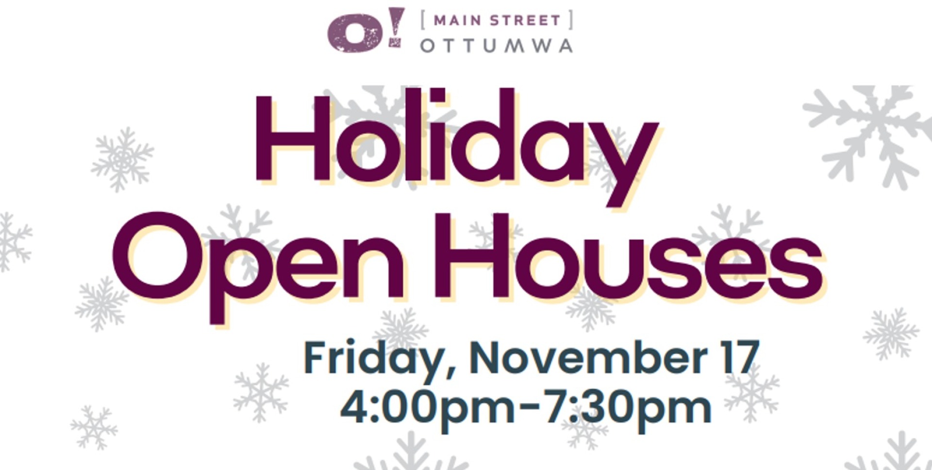 Holiday Open Houses