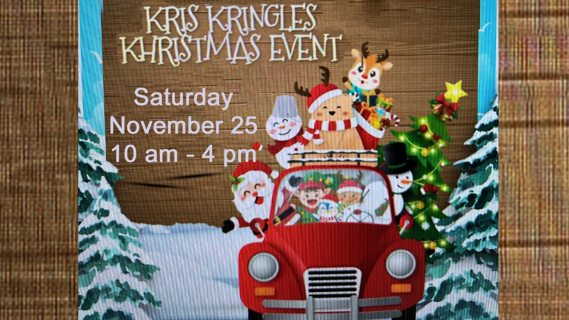 Kris Kringle Khristmas Event