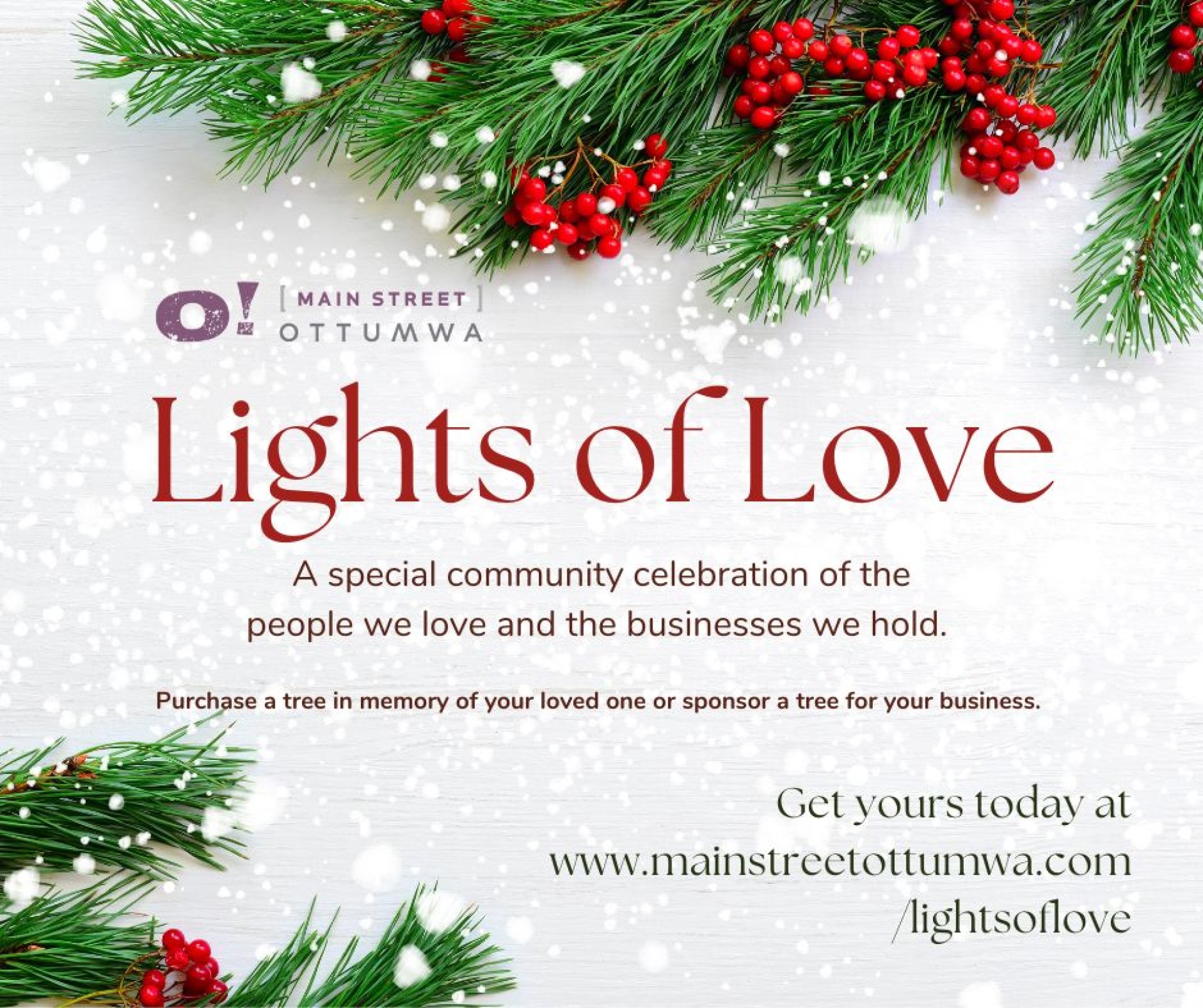 Lights of Love Tree Lighting