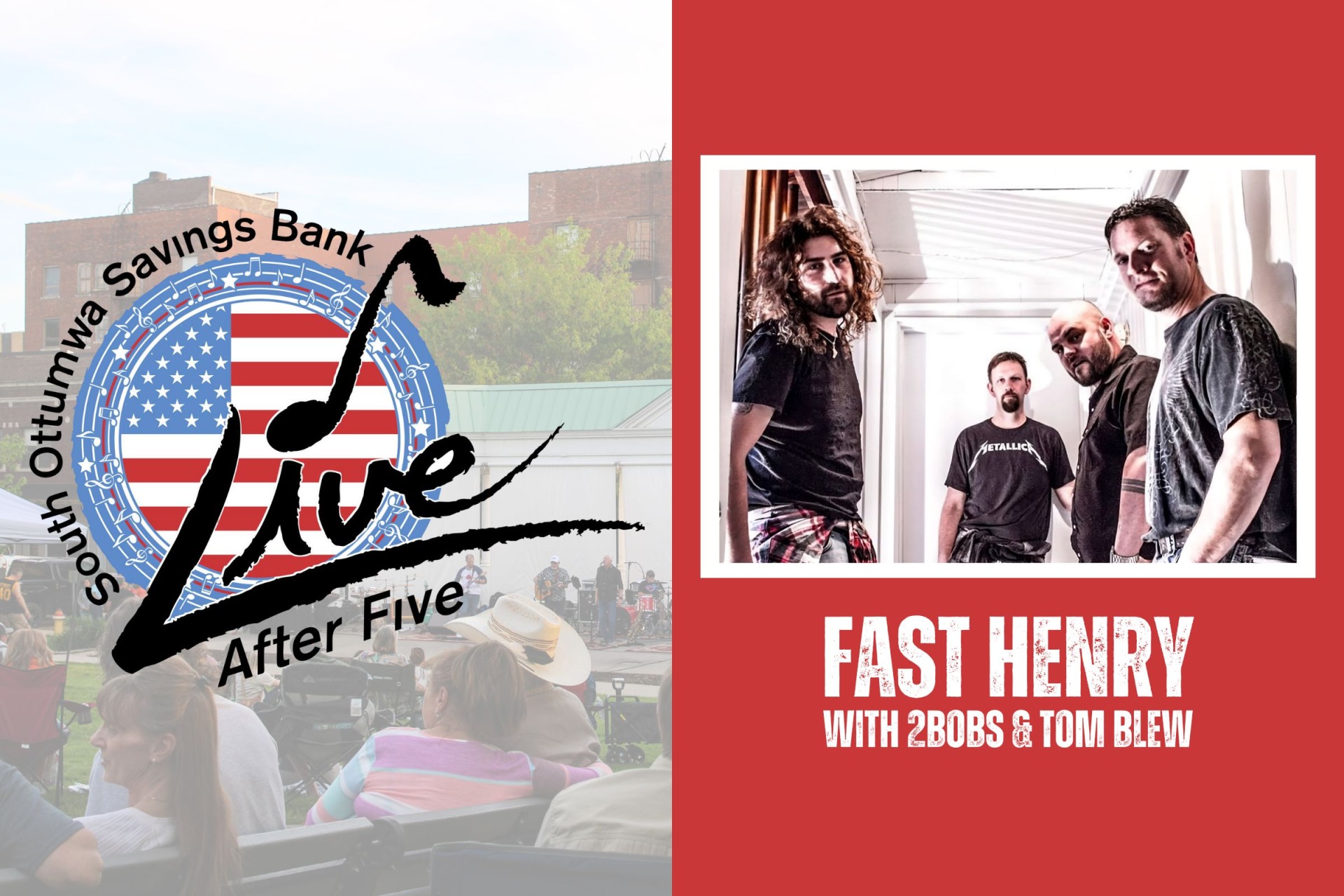 Live After Five with Fast Henry, 2Bobs & Tom Blew