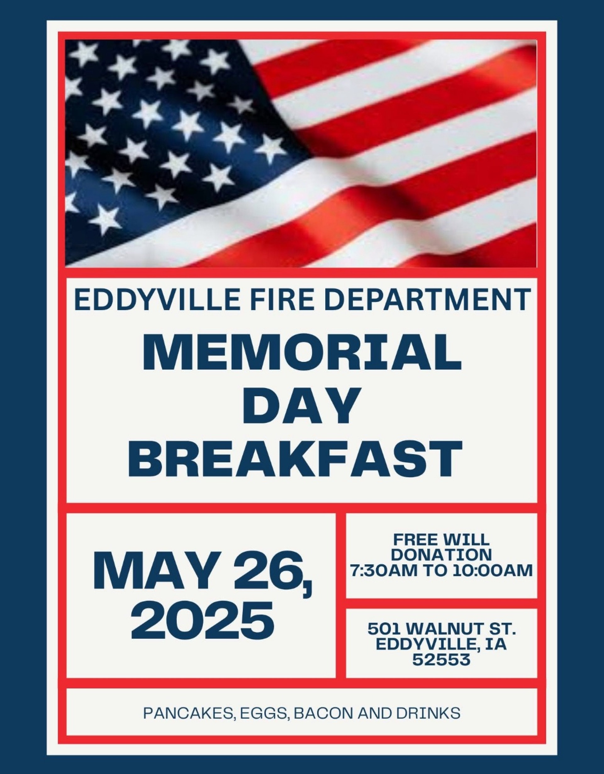 Memorial Day Breakfast