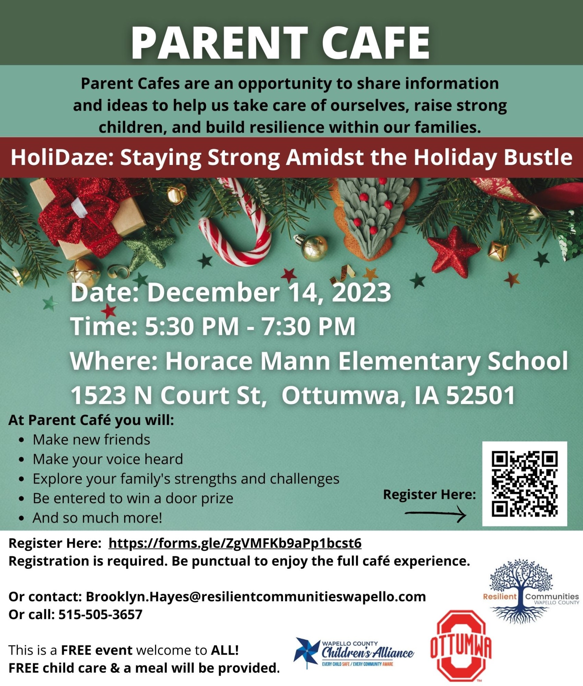 Parent Cafe - HoliDaze: Staying Strong Amidst the Holiday Bustle