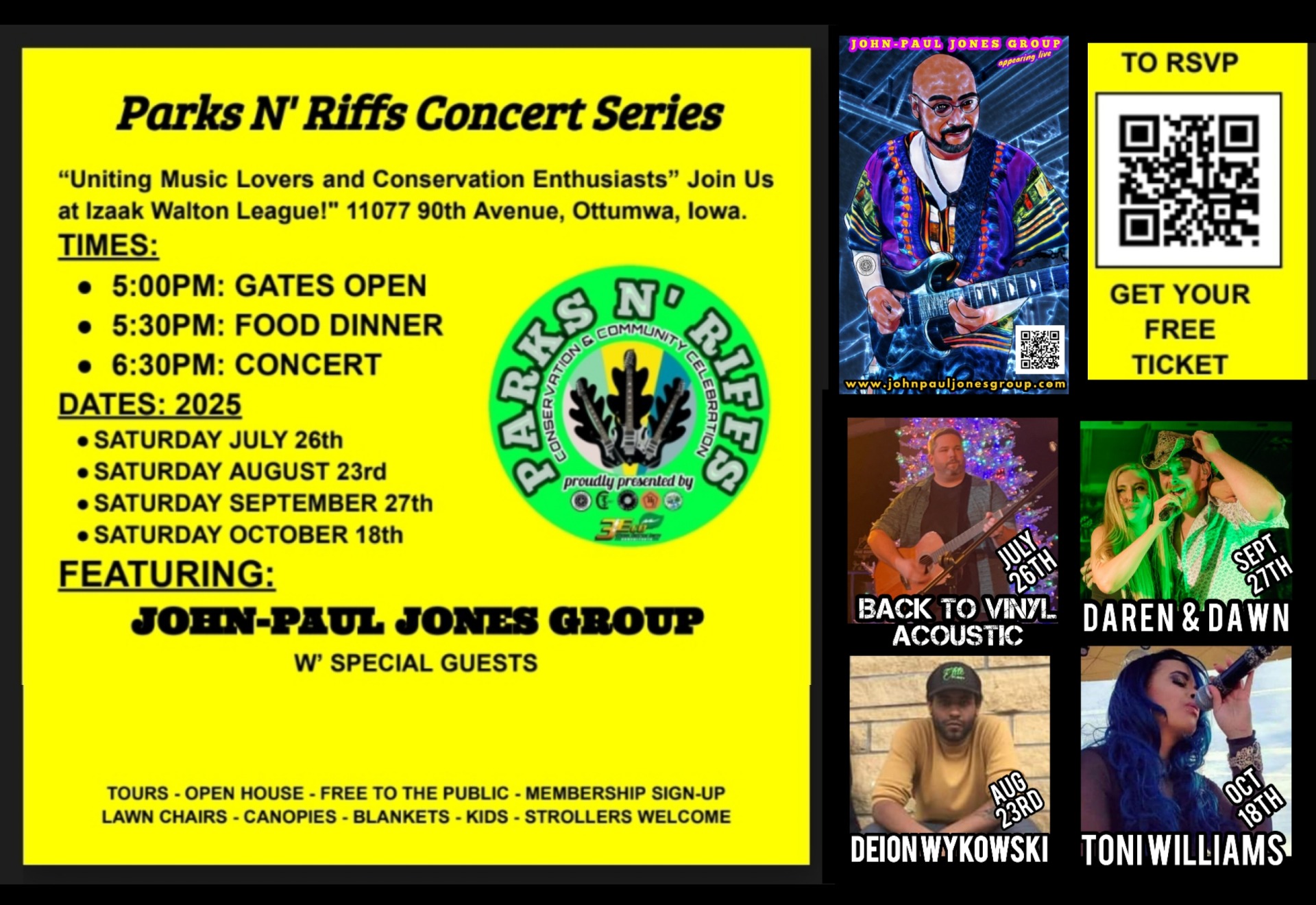 Parks N' Riffs Concert Series