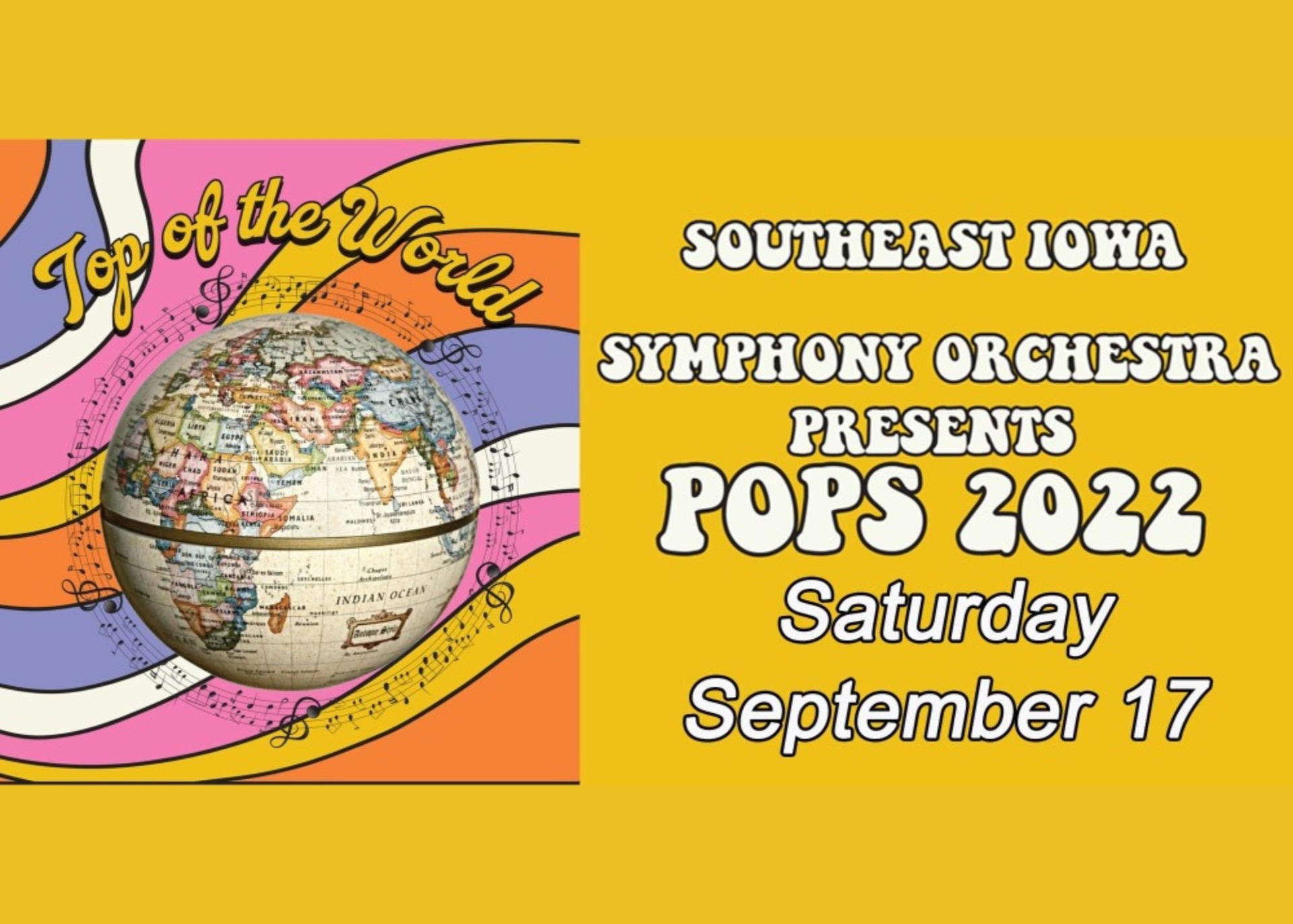 SEISO Pops 2022 Concert - Top of the World & Pre-Show Dinner