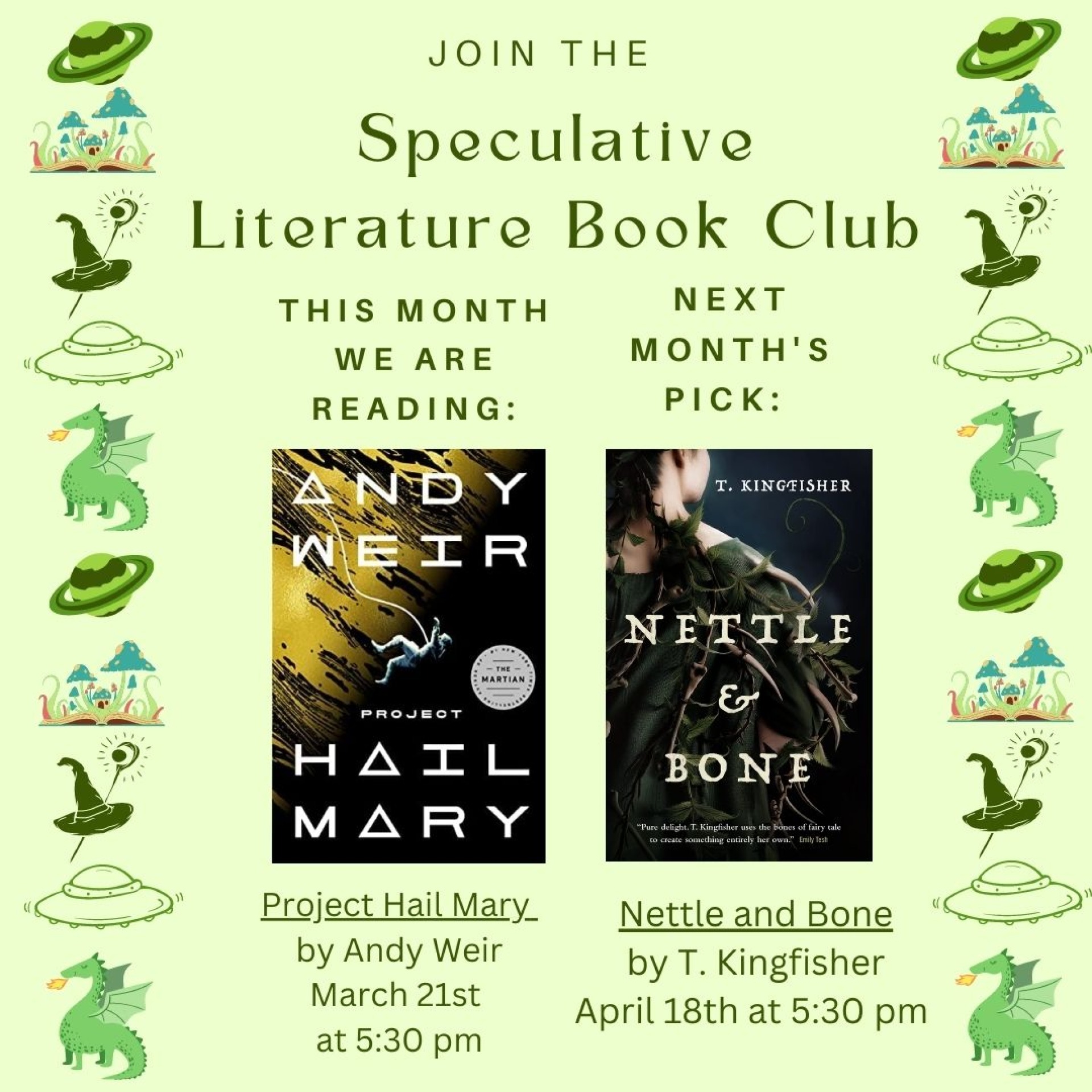 Speculative Literature Book Club