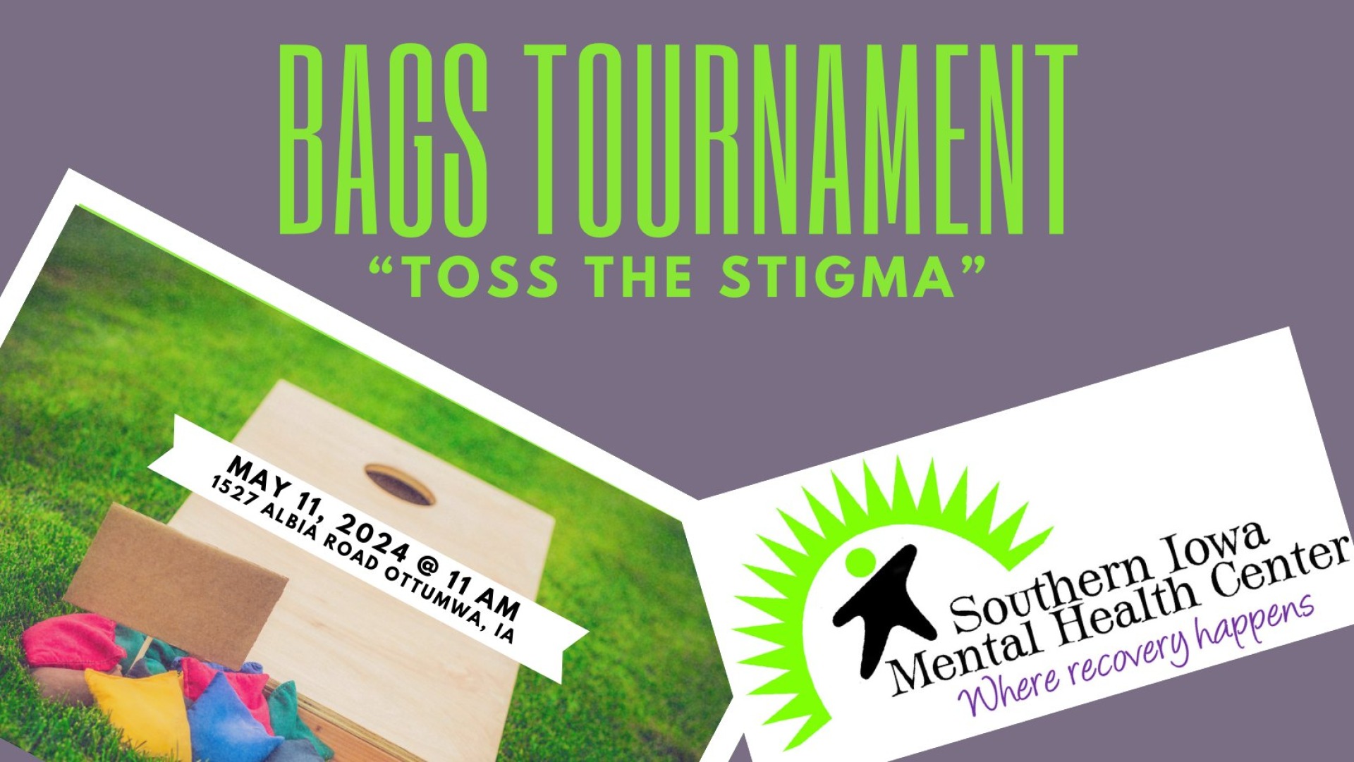 Toss the Stigma Bags Tournament